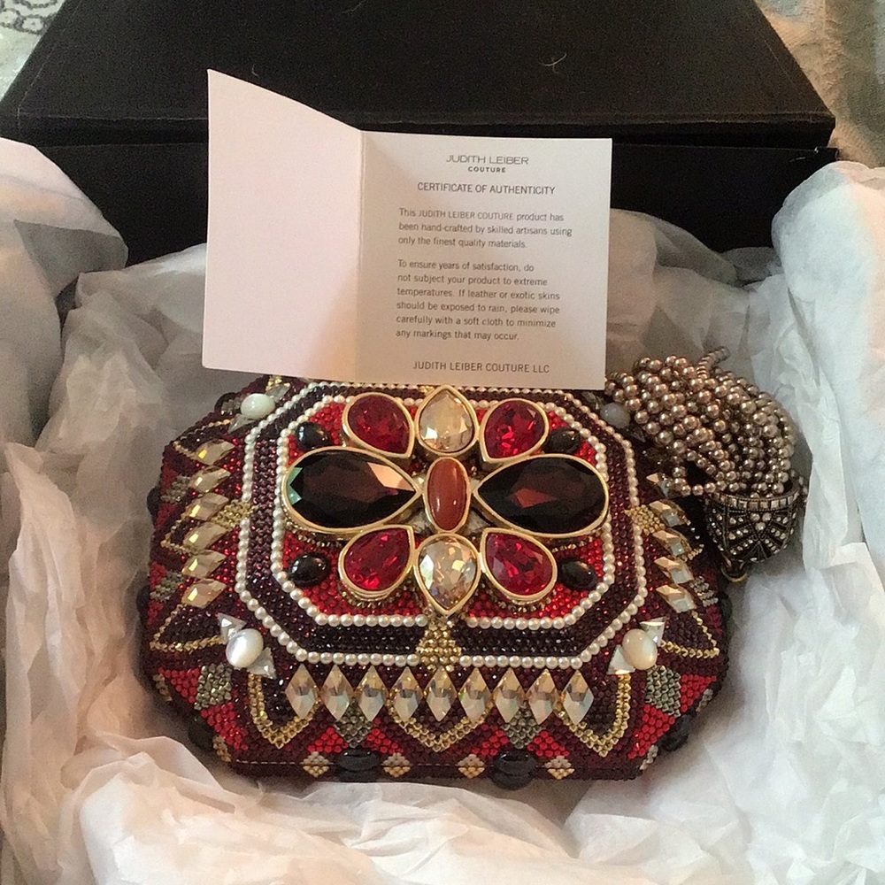 Judith Leiber couture Crystal clutch